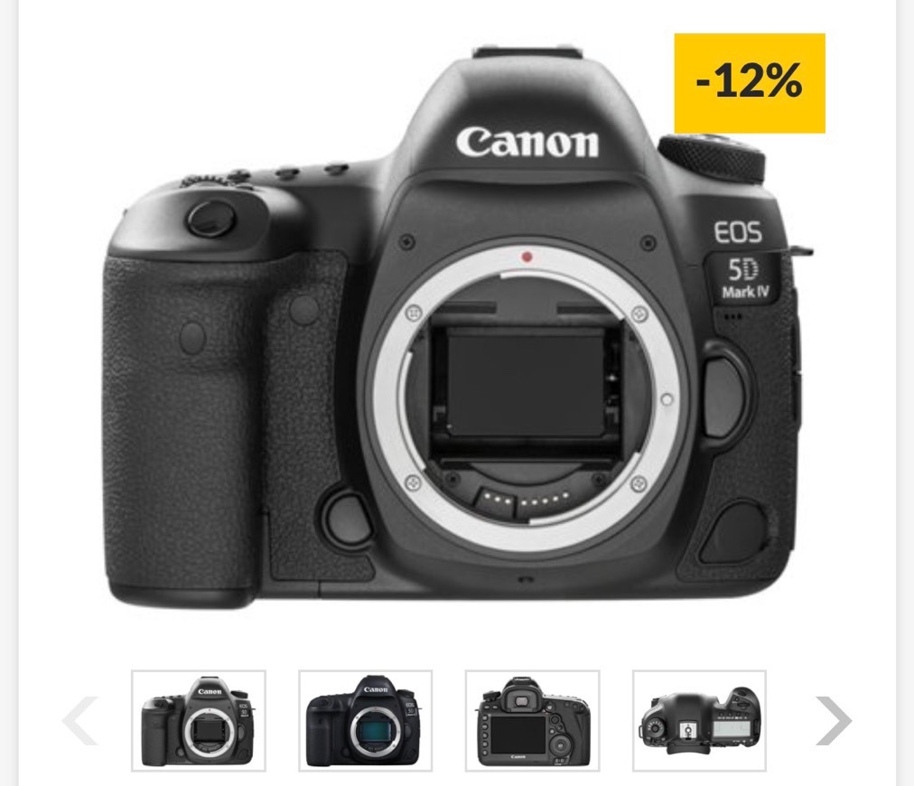 Productos Canon 5D mark IV 