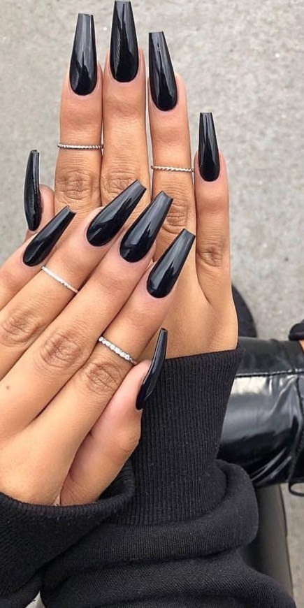 Fashion BLACK NAILS