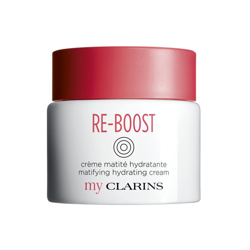 Products My Clarins RE-BOOST
Creme Hidratante
Pele Mista e Oleosa