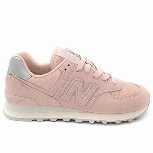 Fashion New Balance 574 Sateen Tab, Zapatillas para Mujer, Rosa