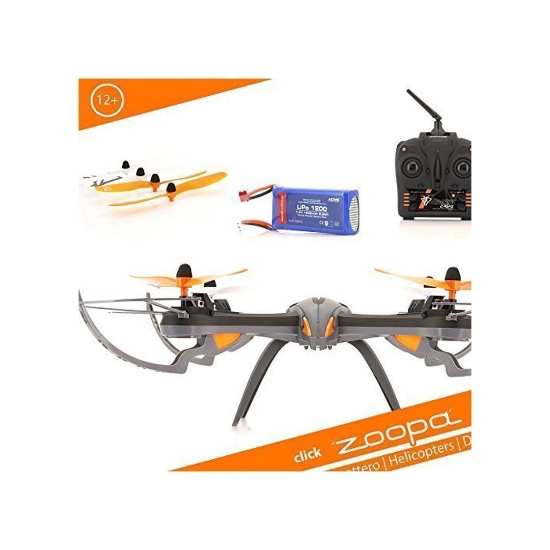 Social Acme Made zoopa Q600 Mantis - Drones con cámara