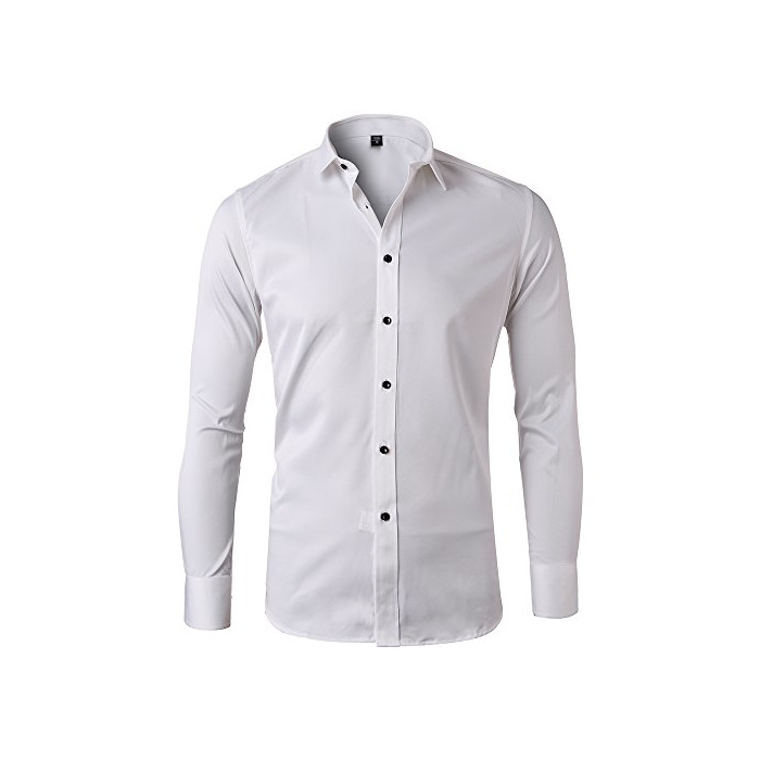 Moda Camisa Bambú Fibra Hombre