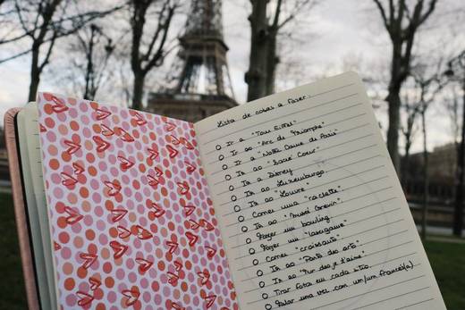 Lista de coisas a fazer em Paris