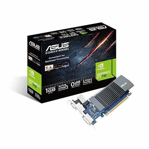 ASUS GT710-SL-1GD5 GeForce GT 710 1 GB GDDR5 - Tarjeta gráfica