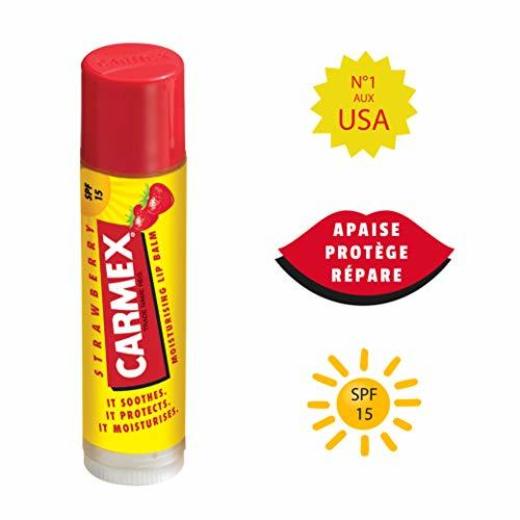 Carmex fresa Bálsamo Hidratante Labios SPF 15 4