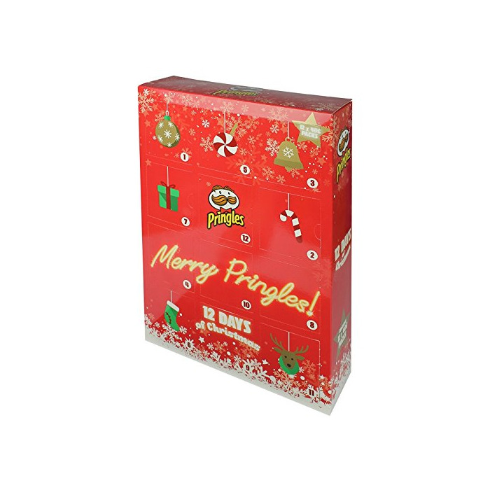 Producto Merry Pringles 12 Days Advent Calendar 12 x 40g