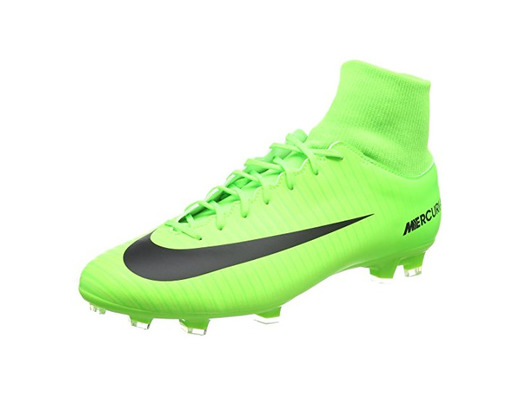 Nike Mercurial Victory Vi Df Fg Botas de fútbol Hombre, Verde