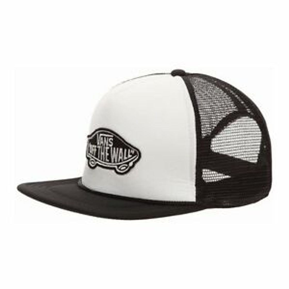 Social Vans Herren Classic Patch Trucker Baseball Cap, Weiß