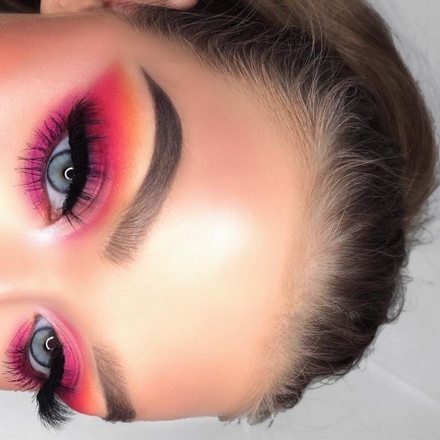 Moda colorful makeup