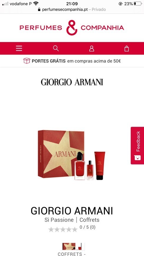 Producto Georgio Armani