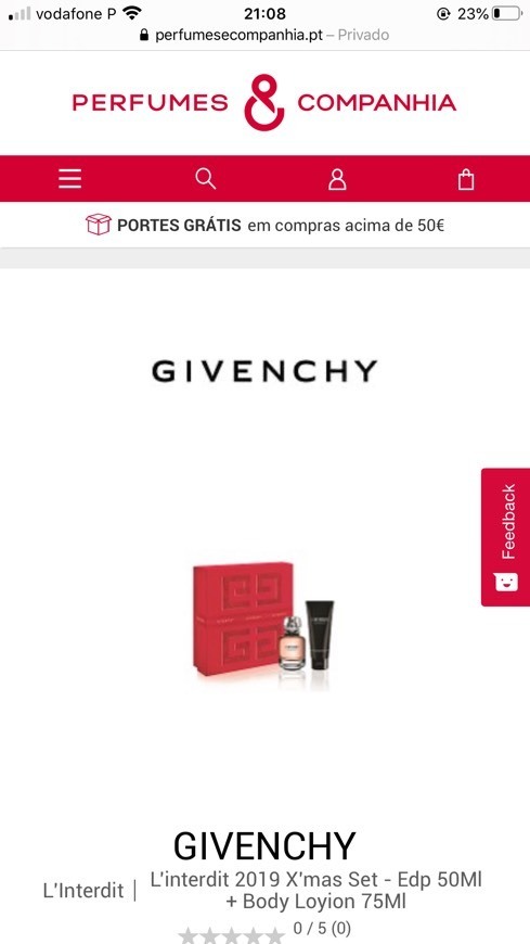 Productos Givenchy 