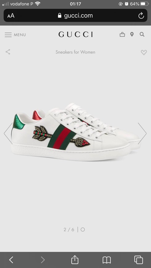 Producto Tenis Gucci 