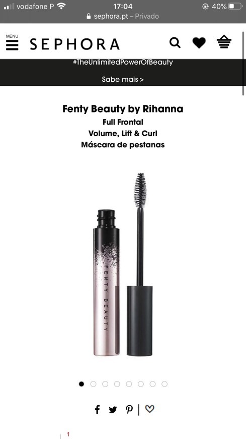 Producto Fenty Beauty