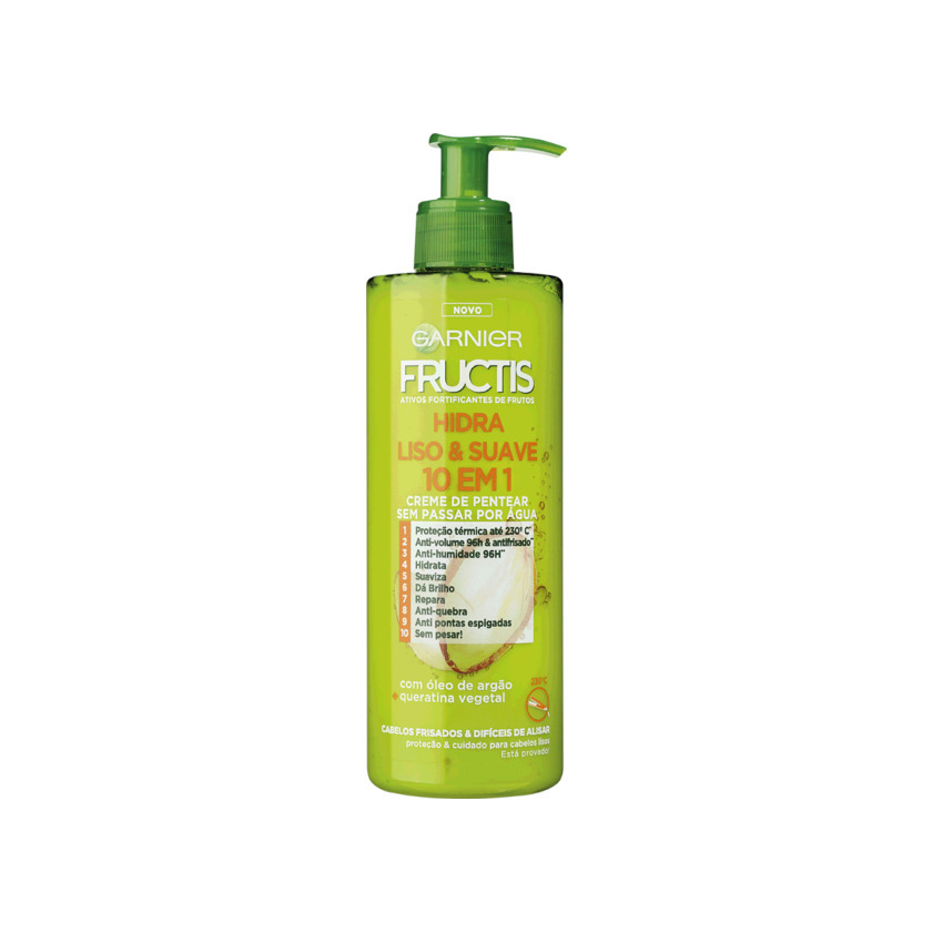 Product Garnier hidra liso e suave 10 em 1