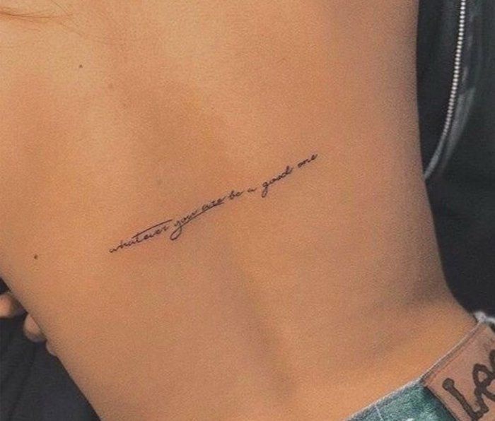 Fashion Tatuagens nas costas com frase 🖤