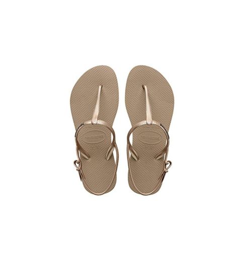 Havaianas Freedom, Sandalias para Mujer, Dorado