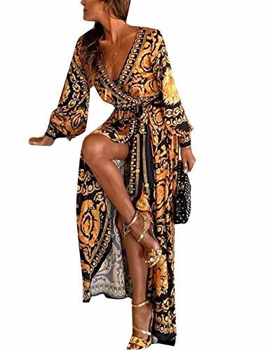 Producto Vestidos De Cóctel Africano Bohemio De Manga Larga Abrigo De Fiesta Maxi