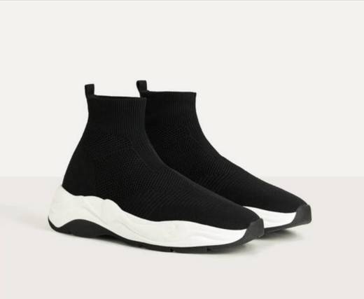 Men’s sock-style high-top trainers

