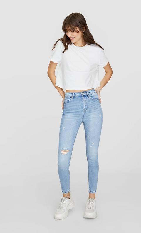 Fashion Jeans Super High Waist Stradivarius