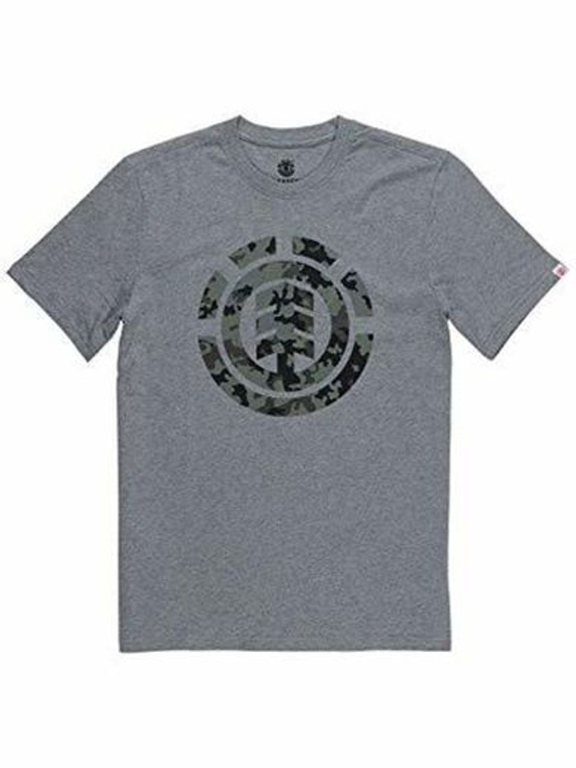 Productos Element Bark Logo Hombre Camiseta T-Shirt Grey Heather XL