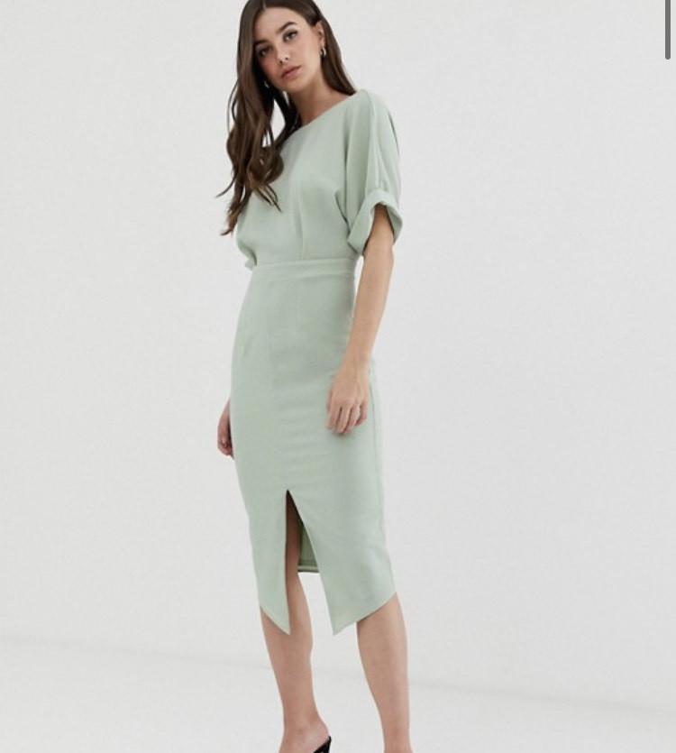 Producto ASOS design tall weigh midi dress 