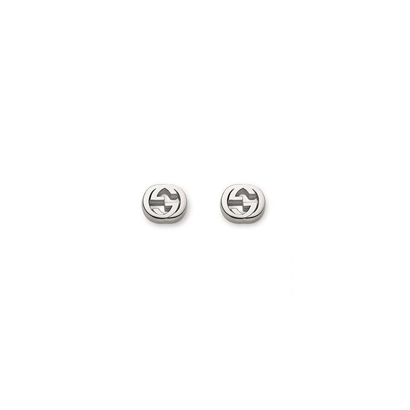 Fashion Gucci Pendientes de botón Mujer Plata fina 925