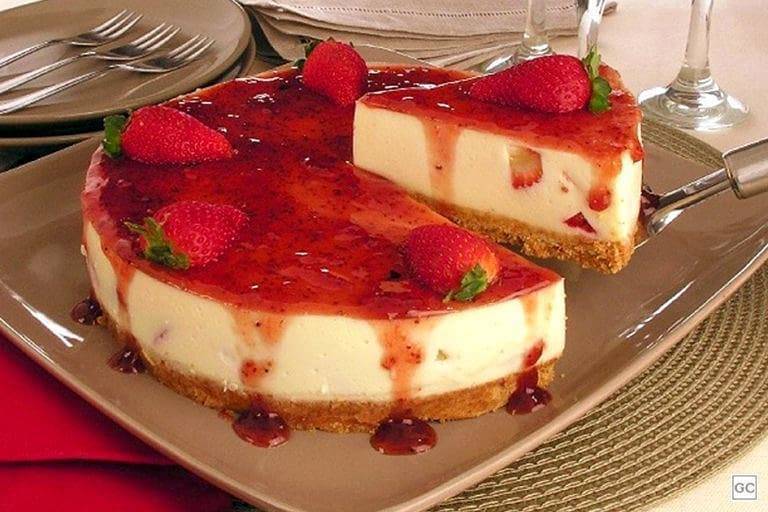 Moda Cheesecake de Morango