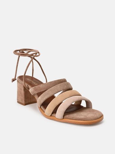 Letizia Shades of Beige Alohas Sandals