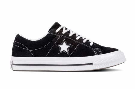 Moda Converse Lifestyle One Star Ox, Zapatillas para Niños, Negro