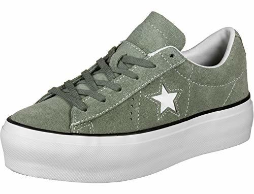 Moda Converse One Star Platform W Calzado Light Grey/Grey