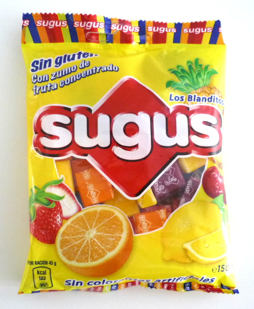 Producto Sugus - Caramelos blandos con zumo de fruta