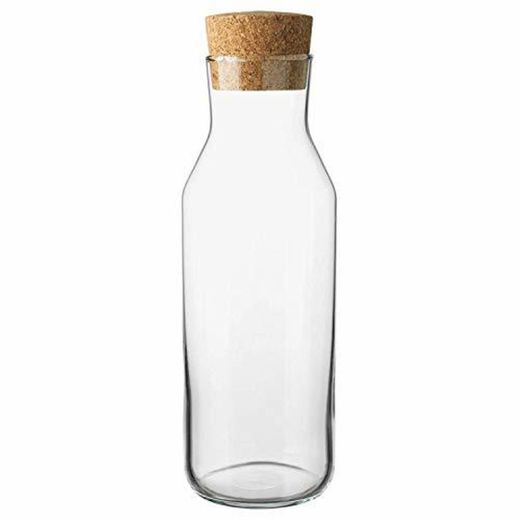 IKEA 365 + - botella con tapón de vidrio transparente/corcho