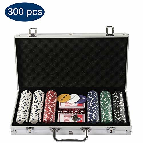 Producto Grandma Shark Texas Holdem Poker Chips Conjunto con Caso de Aluminio Blackjack