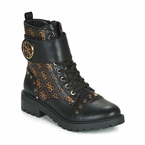 Social GUESS HEATHIRE Botines/Low Boots Mujeres Negro/Marrón