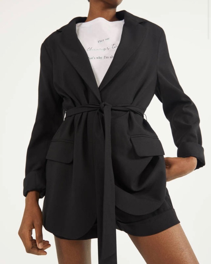 Fashion Blazer Preto