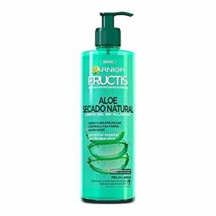 Belleza GARNIER Fructis Aloe Secado al Aire Tratamiento Capilar Pelo Normal, Largo, pack