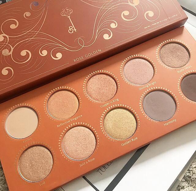 Producto Zoeva Rose Golden eyeshadow palette