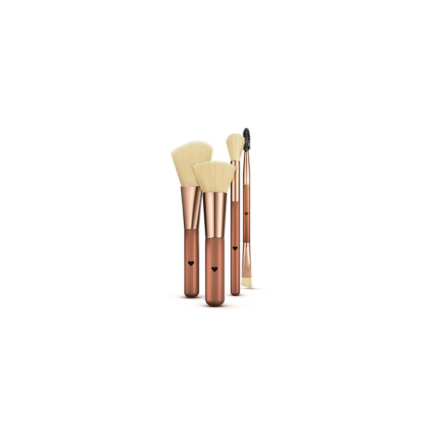 Social Conjunto Pincéis Brush Set Metal Bronze Quem Disse Berenice?