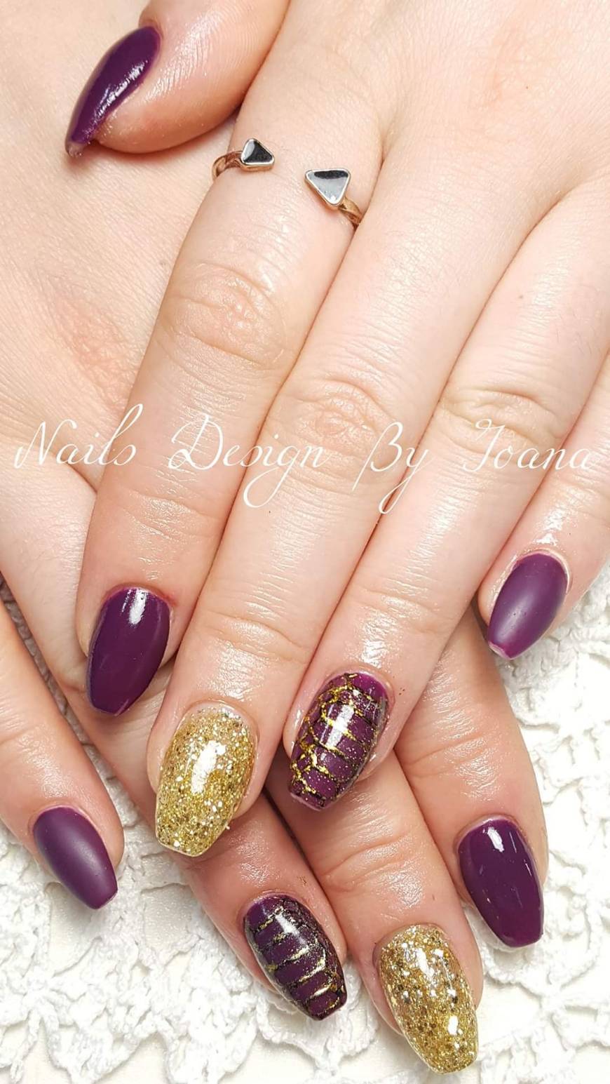Purple nails 
