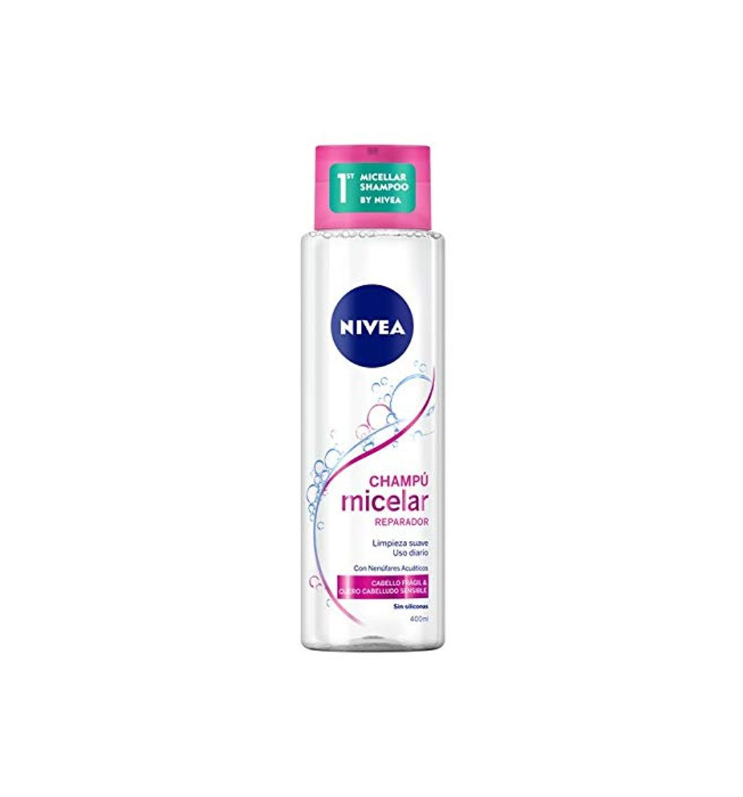 Belleza NIVEA Champú Micelar Reparador - 4 Recipientes x 400 ml - Total