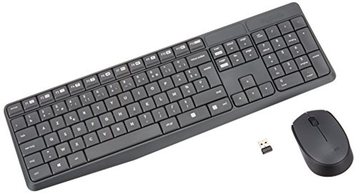 Product Logitech MK235 Combo Teclado y Ratón para Windows, 2,4 GHz con Receptor