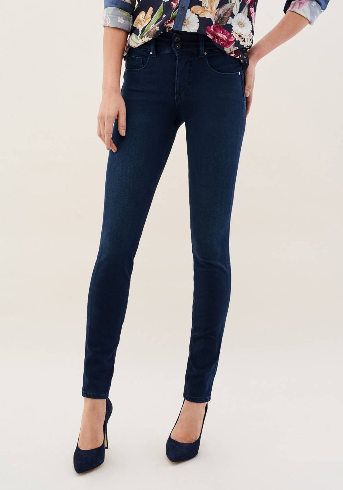 Moda Jeans push in skinny Salsa