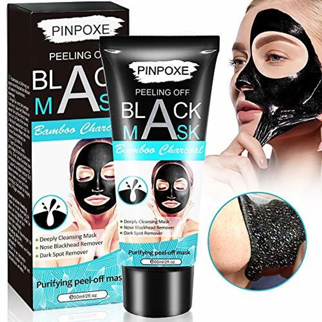 Social PINPOXE Máscara Exfoliante con Carbón de Bambú