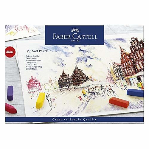 Faber-Castell 128272 - Estuche de cartón con 72 tizas pastel