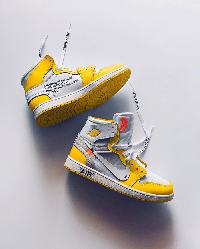 Productos Off White x Air Jordan 1 “Canary Yellow”