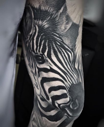 Zebra tattoo