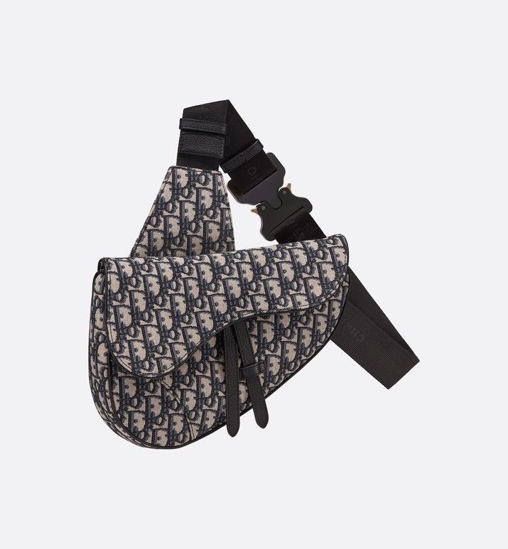 Social Dior oblique saddle bag 