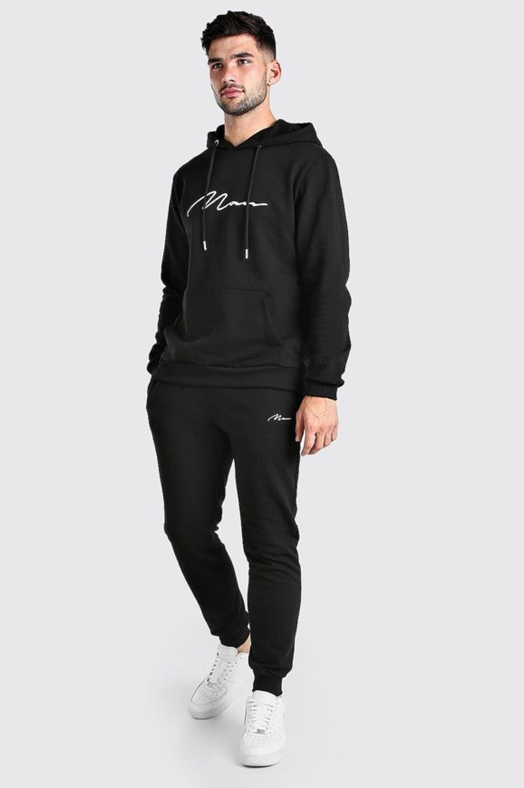 Producto MAN SIGNATURE EMBROIDERED HOODED TRACKSUIT