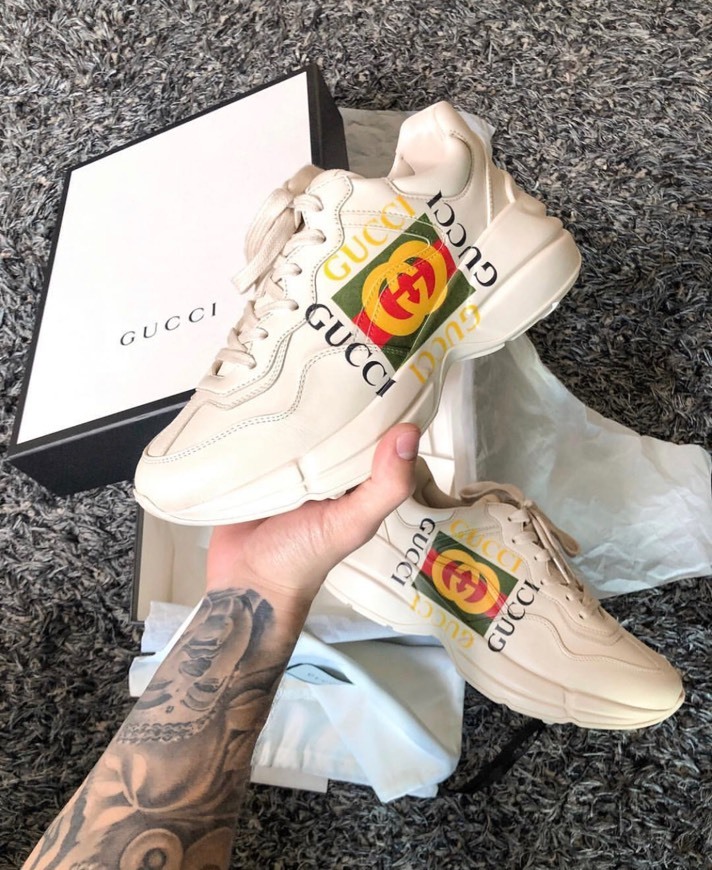 Social Gucci Rython Logo Ivory