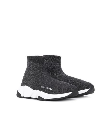 Balenciaga Speed LT lurex knit sneakers